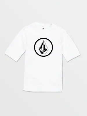 Volcom Lido Solid Boys Short Sleeve Tee (Age 2-7) White Volcom