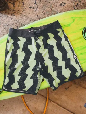 Volcom Mod Wanderer Scallop Trunks Green Tea Volcom