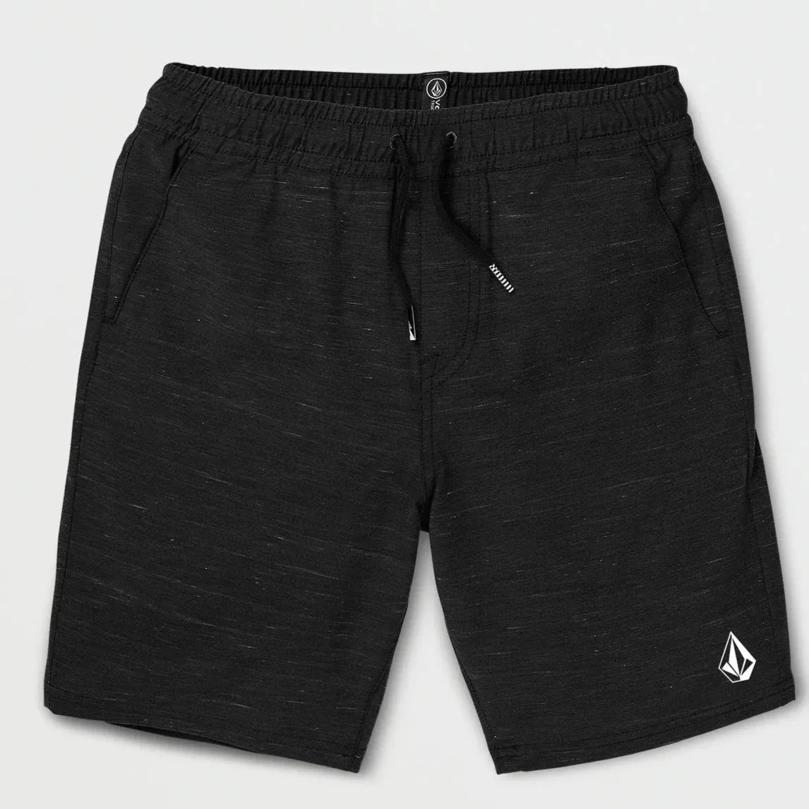Volcom Understoned Hybrid Elastic Shorts - Black