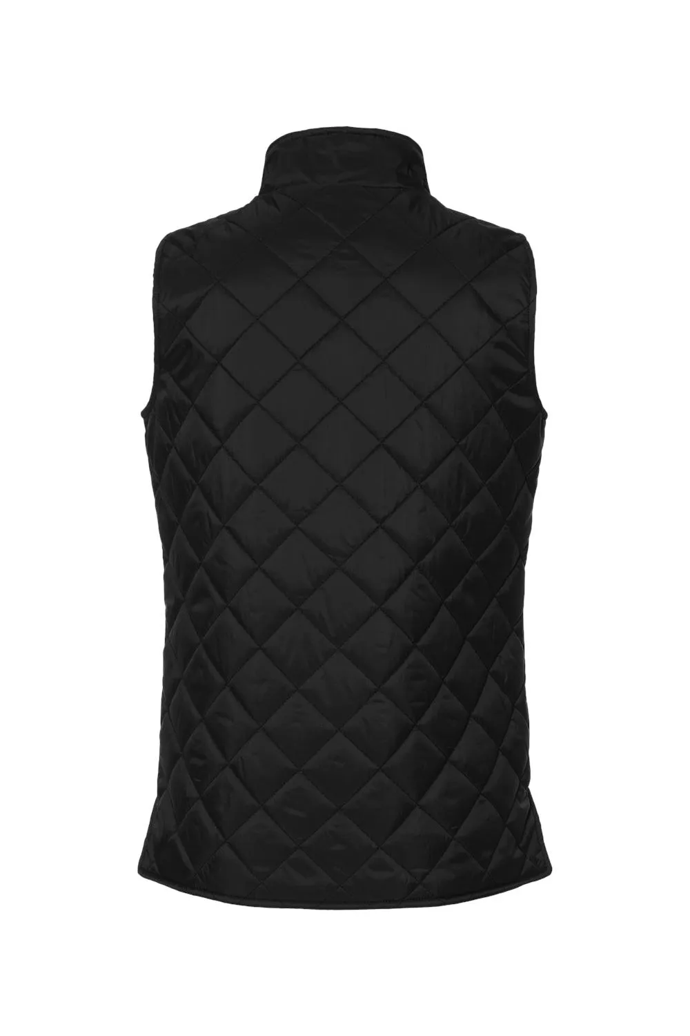 Weatherproof Womens Vintage Diamond Quilted Full Zip Vest - Black